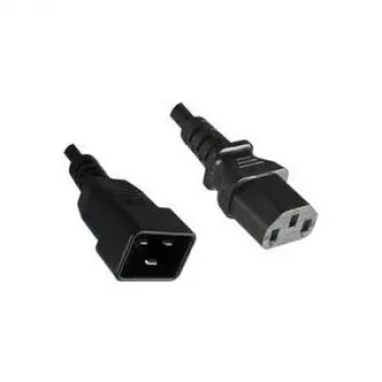 Microconnect PE030620 maitinimo laidas 2 m C13 kištukas C20 lizdas juodas