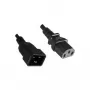 Microconnect PE030620 maitinimo laidas 2 m C13 kištukas C20 lizdas juodas
