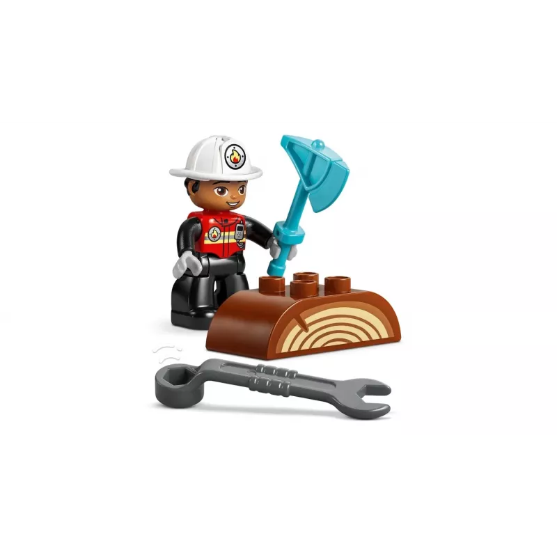 LEGO DUPLO 10473 Gaisrinis automobilis su žarna ir ugniagesiu