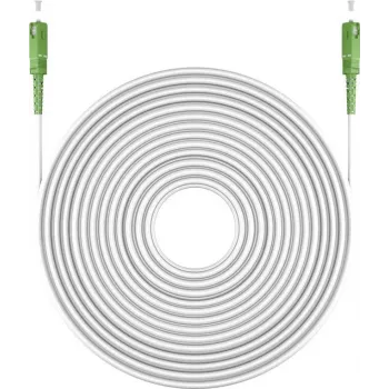 Goobay 59594 Skaidulinis optinis kabelis 1 m SC/APC FTTH OS2 Baltas
