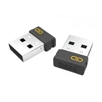 USB imtuvas Dell WR3, skirtas pelei ir klaviatūrai, juodas, 14 mm x 19,7 mm x 6,5 mm