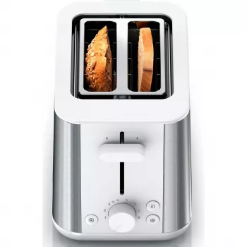 Braun HT 1510 2 riekelių skrudintuvas 900 W Nerūdijantis plienas, Balta