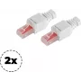 Kištukinis RJ45 jungtis ShiverPeaks 75011-2 Cat.6 be įrankių