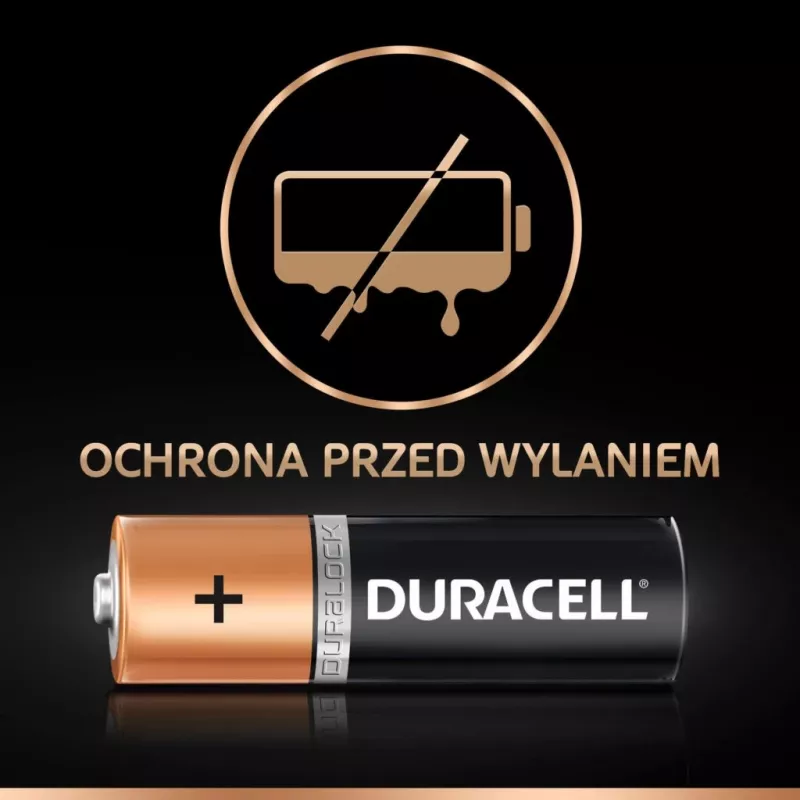 Duracell Plus AA/LR6 šarminės baterijos, 4 vnt. pakuotė