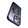 Apsauginis dėklas McDodo PC-4932 iPhone 16 Pro su integruotu stoveliu, juodas