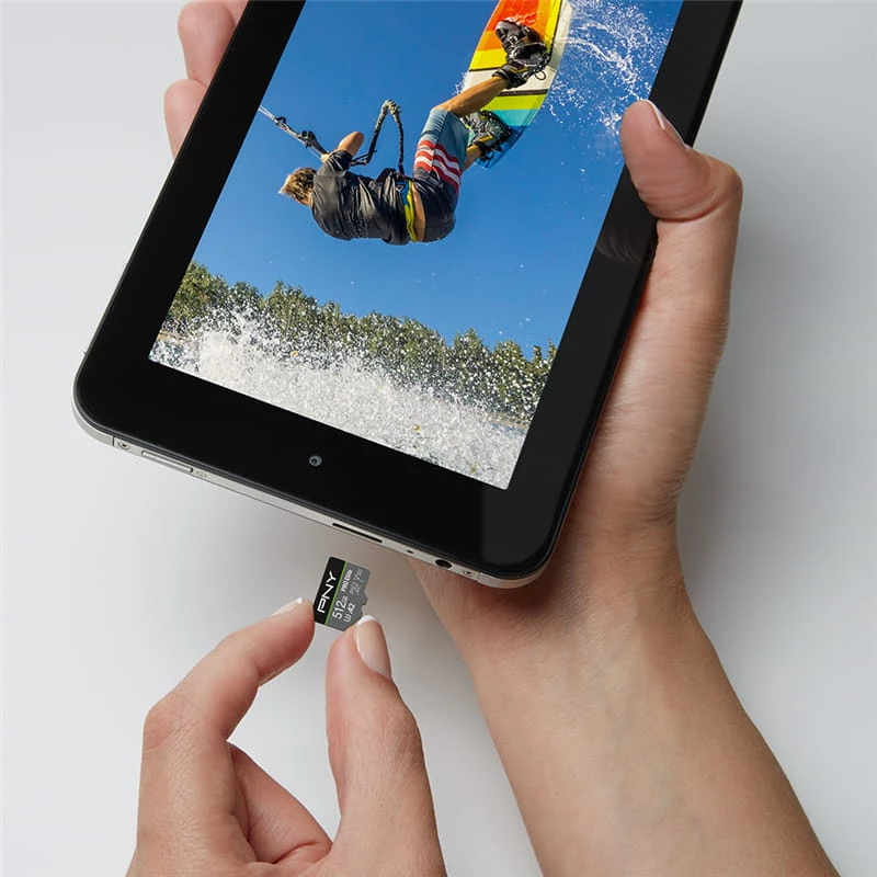 Flash atminties kortelė PNY 512GB microSDXC Class 10 P-SDUX512U3100PRO-GE