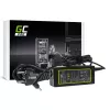 Maitinimo adapteris Green Cell AD41P 65W, skirtas ASUS nešiojamiesiems kompiuteriams, 19V 3,42A, vidaus naudojimui, juodos spalvos