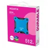 Išorinis SSD ADATA SD620 512 GB, USB 3.2 Gen 2 Micro-USB B, mėlynas, silikoninis korpusas, atsparus smūgiams