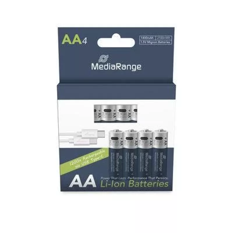 Įkraunama baterija MediaRange MRBAT161 AA Li-Ion 18g