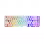 Klaviatūra White Shark RONIN White USB QWERTY 68 klavišų LED