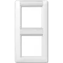 JUNG AS 582 NA WW Baltas dengiamasis dangtelis jungiklių pavaroms, duroplastas, 80,5×151,5 mm