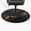 Arozzi Zona Round Floor Pad apsauginis kilimėlis grindims – juodas/auksinis, apvalus