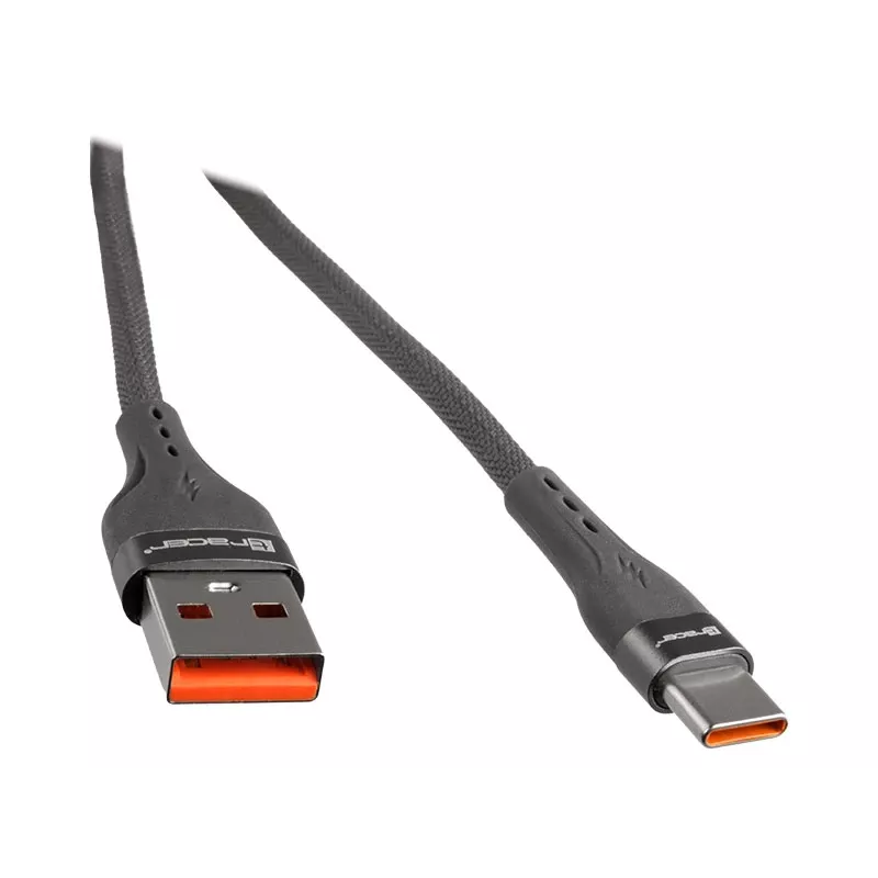 Tracer 47487 USB A - USB C laidas, 1 m, pilka