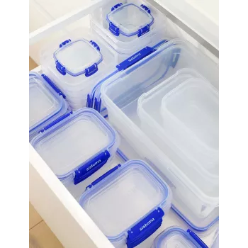 Sistema Plastics 881650, kvadratinis indas, 1,15 l, skaidrus, plastikinis, Naujoji Zelandija