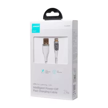 USB-A į Lightning laidas Joyroom S-UL012A3 2.4A 1,2 m Baltas