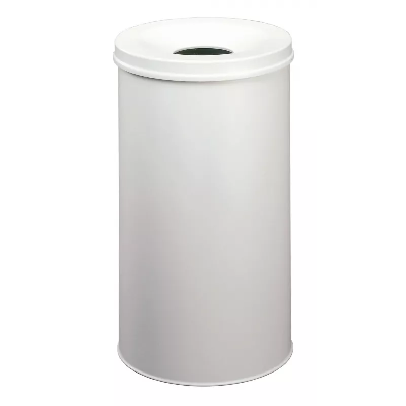 Durable 330710 šiukšliadėžė plieninė 60L apvali pilka
