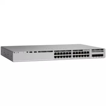 Cisco C9200L-24PXG-4X-E valdomas L3 jungiklis, 24 prievadai (8xMultigigabit, 16x1G), 4x10G, PoE+, Network Essentials