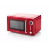 Stalinė mikrobangų krosnelė ETA Storio Red Solo – 20 L, 700 W, 5 galingumo lygių, 245 mm padėklas