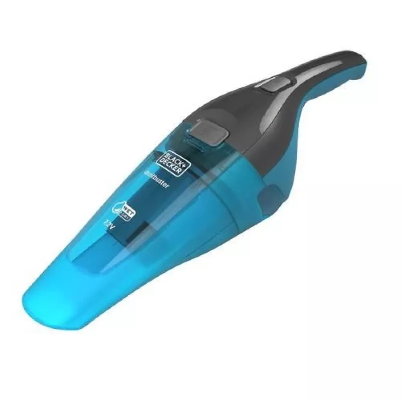 Nešiojamas dulkių siurblys Black & Decker WDC215WA – sausas valymas, 0,385 L, 7,2 V Li-Ion, 14 AW siurbimas, 10 min veikimo