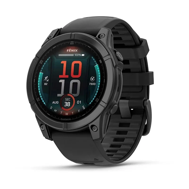 Garmin Fenix E 3.3 cm (1.3 inch) AMOLED 47 mm Skaitmeninis 416 x 416 pikselių Liečiamas ekranas Juodas Wi-Fi GPS (palydovas)
