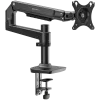 ONKRON MS75-B stalinis monitoriaus laikiklis 17–38" (43,2–96,5 cm) monitoriams, iki 11 kg, VESA 75×75–100×100, reguliuojamo aukščio, pasukamas / pakreipiamas / sukamas, juodas