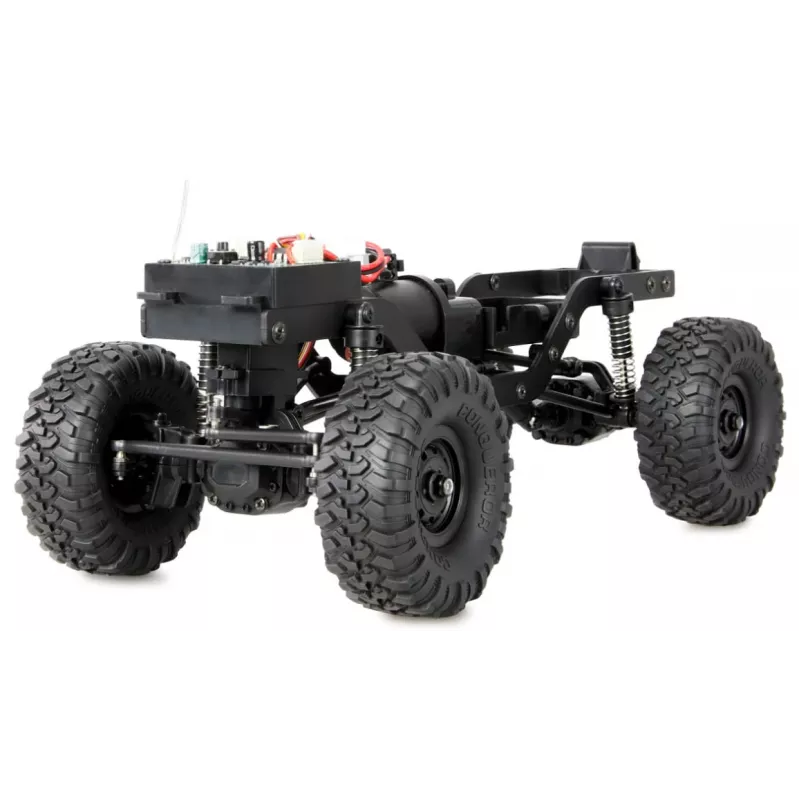 RC visureigis Amewi Mini‑D90 4WD 1:16 RTR nuotoliniu valdymu modelis, 4 ratų pavara, 1:16 mastelis