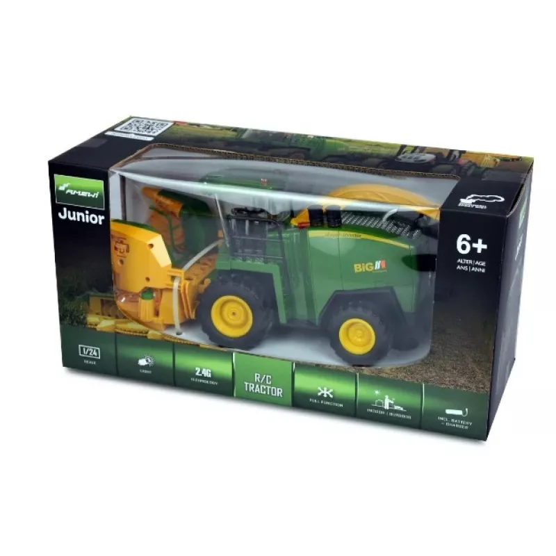 Radijo bangomis valdomas traktorius Amewi Toy Feldhäcksler 1:24