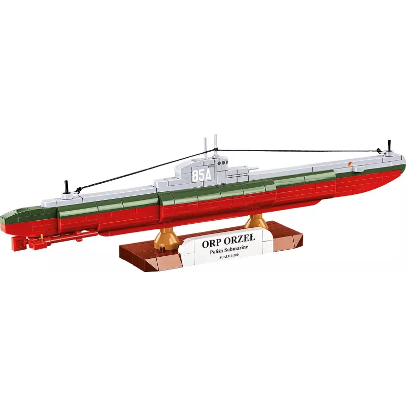 Konstruktorius Cobi ORP Orzeł 193 kaladėlių laivo modelis