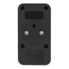 Maitinimo daliklis MACLEAN MCE249 F/B – 2 AC lizdai (16A + 6A) su 2×USB-A ir 2×USB-C PD 20W, EU kištukas, juodas