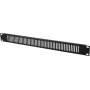 Omnitronic ZL-19 sw 1HE priekinis skydelis 1U, juodas, 19 colių stelažui