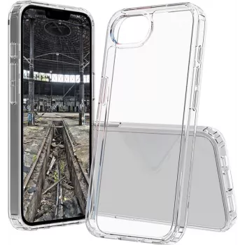 Mobilaus telefono dėklas jt berlin Pankow Clear, skirtas Apple iPhone 16E, tinka iki 15,4 cm (6,06 colio), permatomas