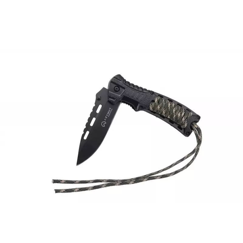 Išlikimo peilis AZYMUT Survival Fire Starter – stacionarus stovyklavimo peilis su integruotu ugnies uždegimo strypu