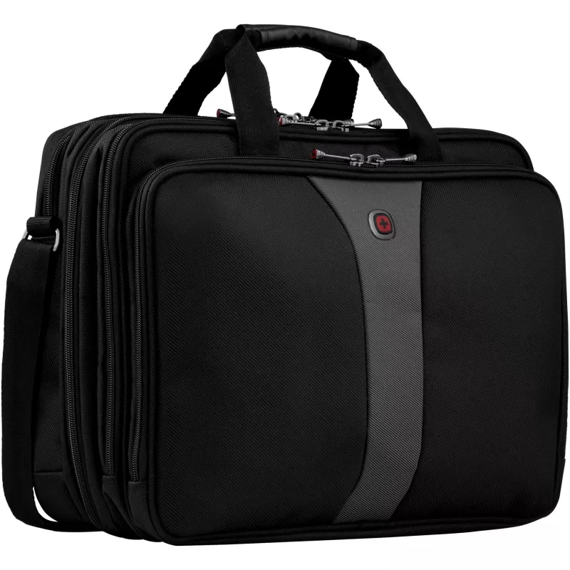 Wenger/SwissGear Legacy 17 portfelis nešiojamam kompiuteriui 43,2 cm (17 inch) juodai pilkas
