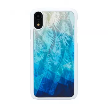 Dėklas telefonui iKins, skirtas iPhone XR — išorė mėlyno ežero, vidus juodas