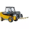 Žaislinis šakinis krautuvas BRUDER JCB Teletruk – ABS, nuo 3 metų, juodai geltonas