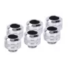 Alphacool 17474 jungiamasis rinkinys — žalvariniai chromuoti 22 mm Ø, 20 mm aukštis