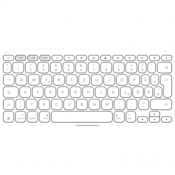 Logitech Keys-To-Go 2 klaviatūra universali Bluetooth QWERTZ vokiška balta