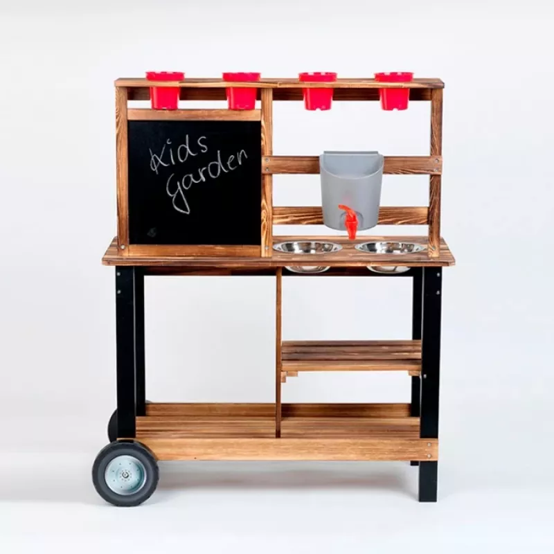 Virtuvėlė žaidimams Beach Picnic BBQ Country Sommer Kitchen, medinė
