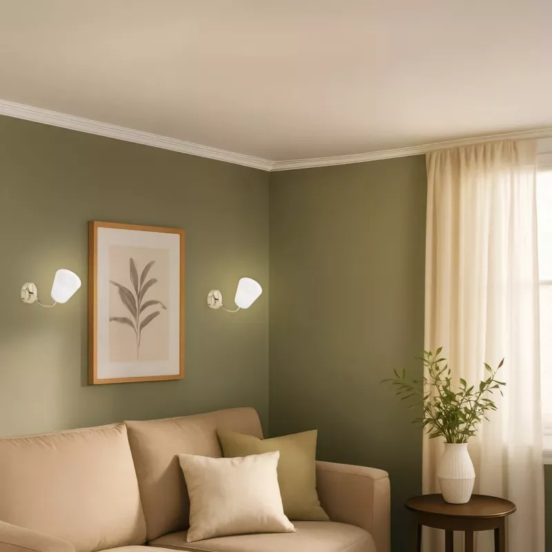 Sieninis šviestuvas Activejet AJE-EMILY 1P GOLD E27 1x40W