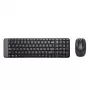 Logitech Wireless Combo MK220 - belaidis klaviatūros ir pelės rinkinys - 2,4 GHz - itališkas išdėstymas - tamsiai pilka (920-003721)