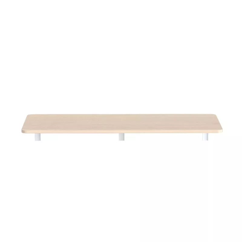 Sieninė sulankstoma lentyna MACLEAN MC-128 WD 100×40 cm medžio apdaila