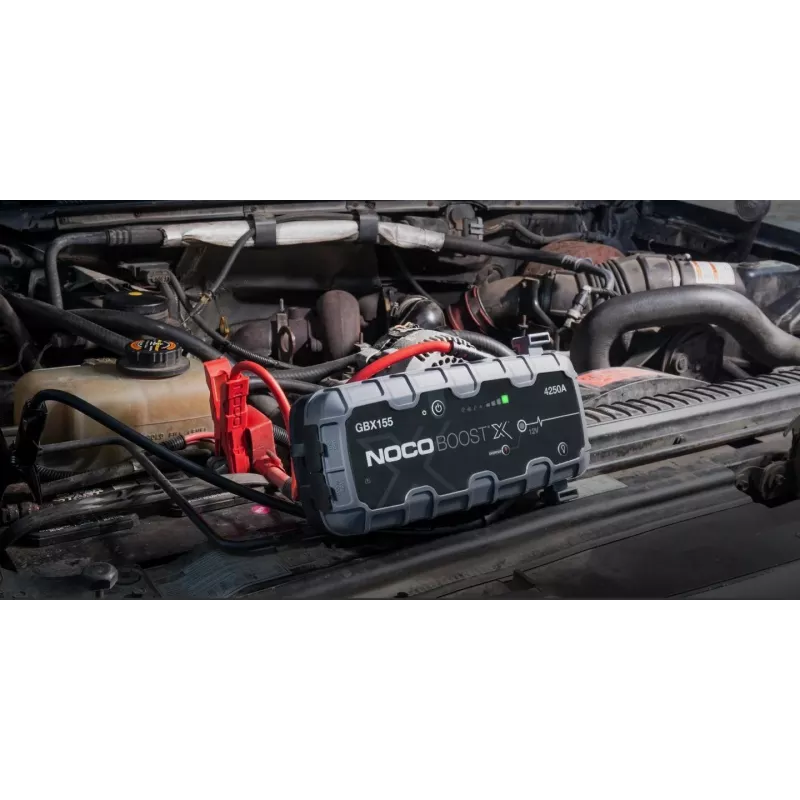 Automobilio užvedimo starteris NOCO GBX155, 4250 A, 99 Wh Li-Ion, 60 W įkrovimas, IP65, įmontuotas 500 lm LED žibintuvėlis