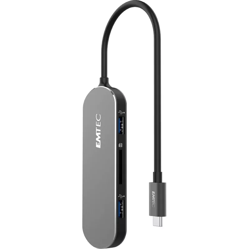 Emtec T650C USB-C HUB – 6 prievadų išplėtimo stotelė
