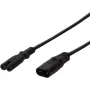 Logilink maitinimo laido ilgintuvas, 2m, juodas (CP129)