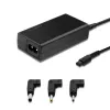 Qoltec 52415 Maitinimo adapteris, skirtas Samsung Sony 65W | 3 kištukai | +maitinimo laidas