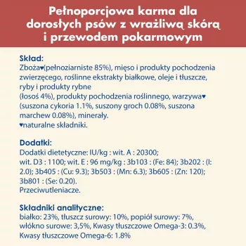 Purina DOG CHOW Sensitive Adult 14 kg su lašiša
