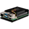 Joy-IT Armor Case BLOCK ACTIVE SBC korpusas, tinkamas Raspberry Pi (RB-AlucaseP5-07FAN)