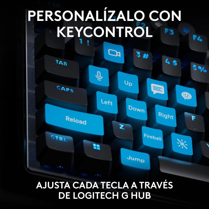 Logitech G PRO X TKL RAPID klaviatūra žaidimams USB QWERTY juoda