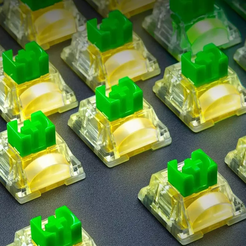 Razer RC21-02040200-R3M1 žali permatomi mechaniniai jungikliai 36 vnt.