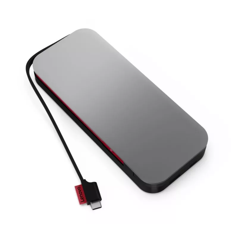 Power Bank Lenovo Go 20000 mAh Juoda Pilka USB Type-C Type-A